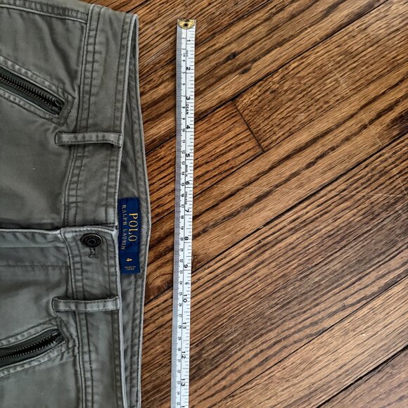 polo ralph lauren army  khaki 4 stretch cargo utlity blokecore preppy RRL pants - Picture 2 of 6